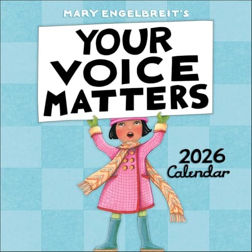 Mary Engelbreit's Your Voice Matters 2026 Wall Calendar Calendar (Calendar)