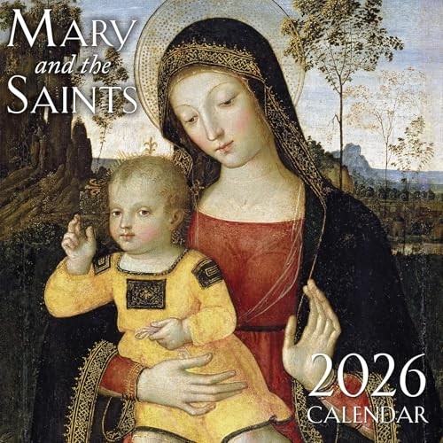 2026 Mary and the Saints Wall Calendar Saint Benedict Press [New]