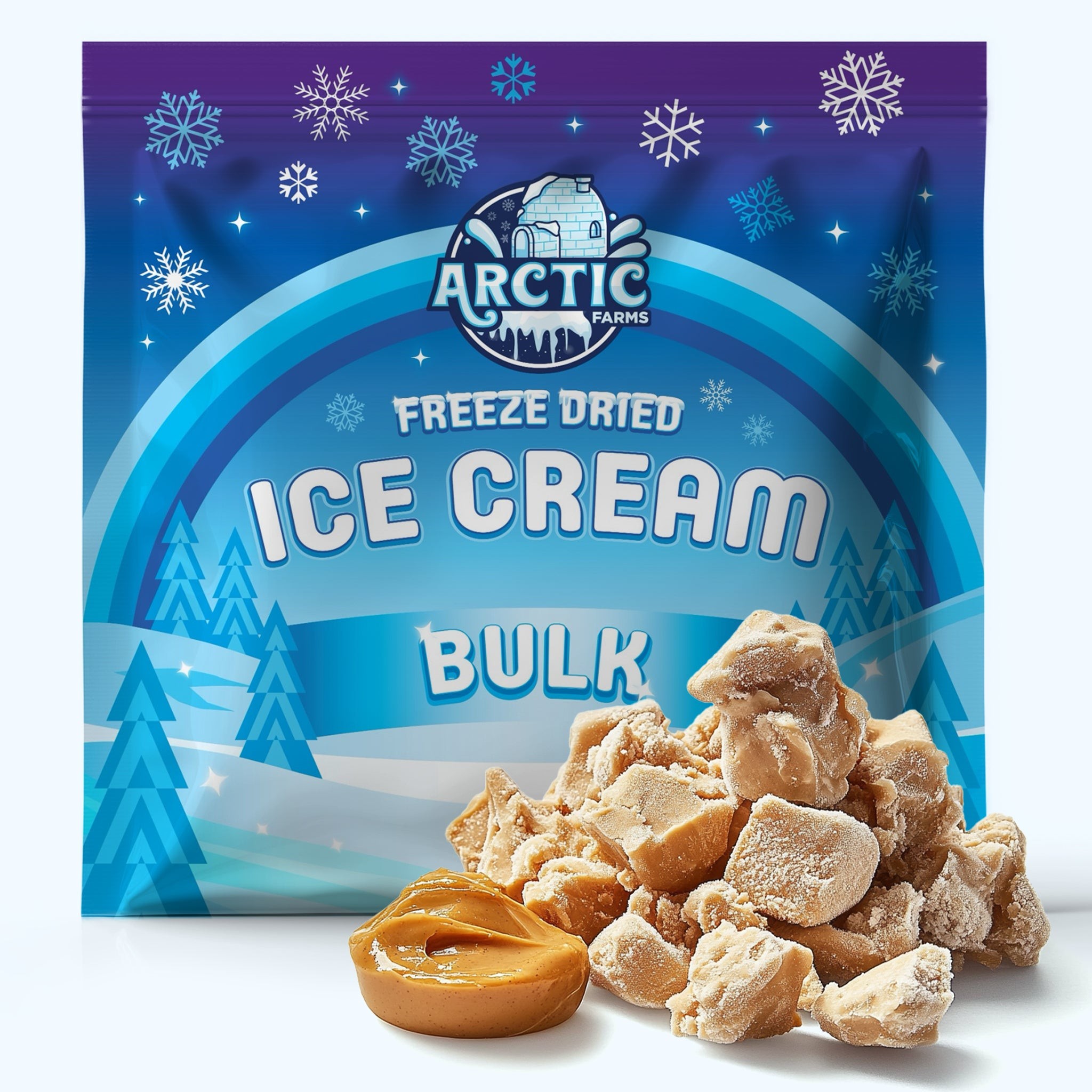Freeze Dried Ice Cream That Does Not Melt (Bits) Peanut Butter - Peanut Butter / Bulk