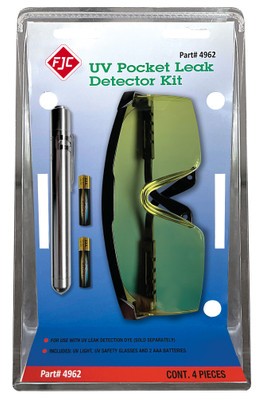 UV Pen Light Kit for Leak Detection with Glasses and Batteries (4962)