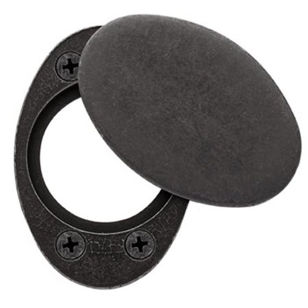 Baldwin 6755 Oval Cylinder Lock Cover Plate Vintage Brass Hardware Accessories and Parts Door Cylinder Parts Caps