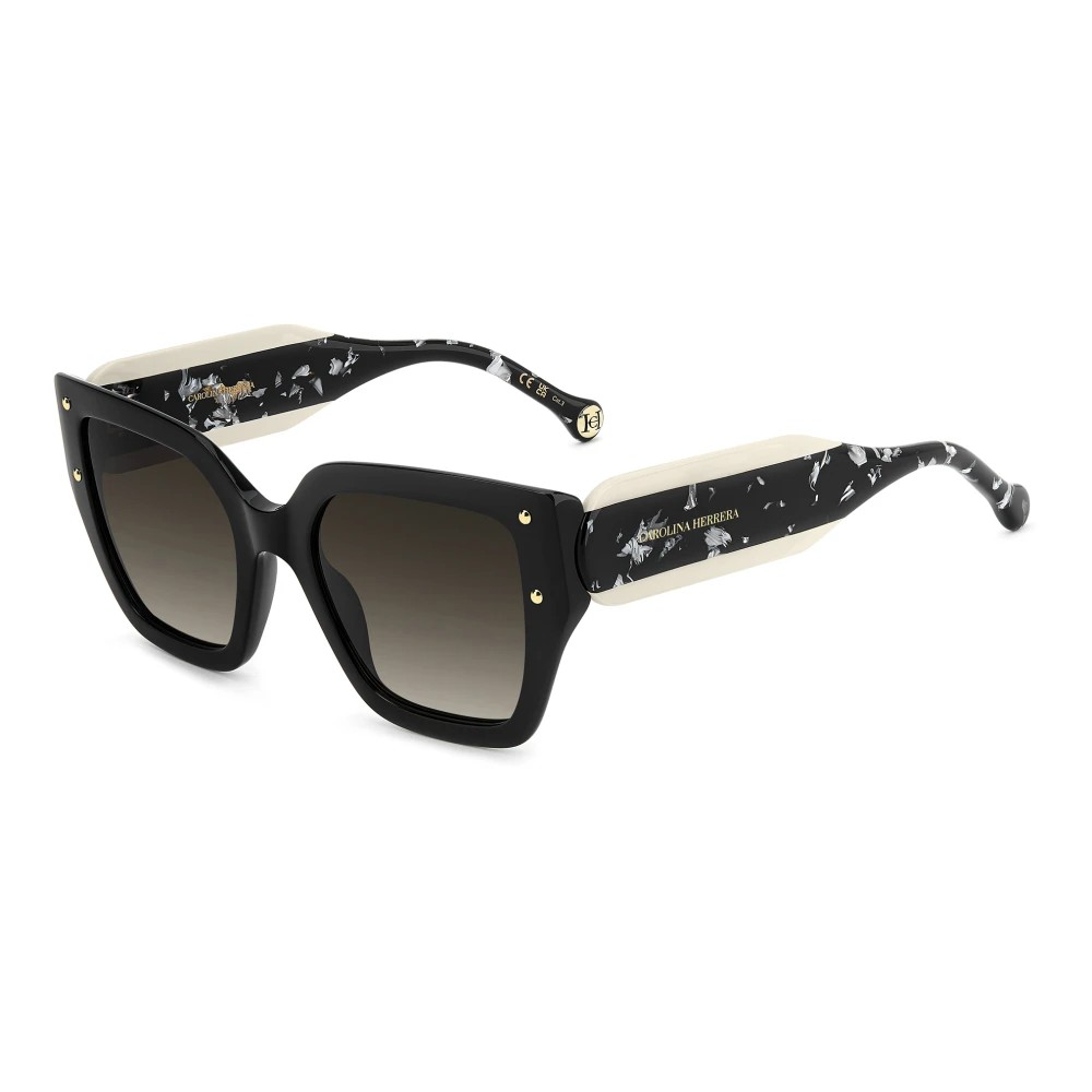 Carolina Herrera, Sunglasses, Female, Black, 53 MM, 0323/S Sunglasses