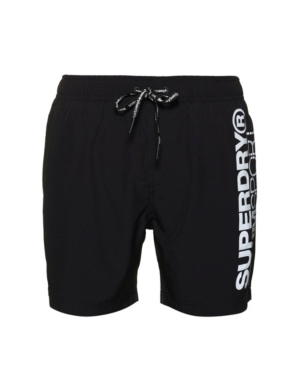Superdry Men's Sport Volley Swim Shorts - Black