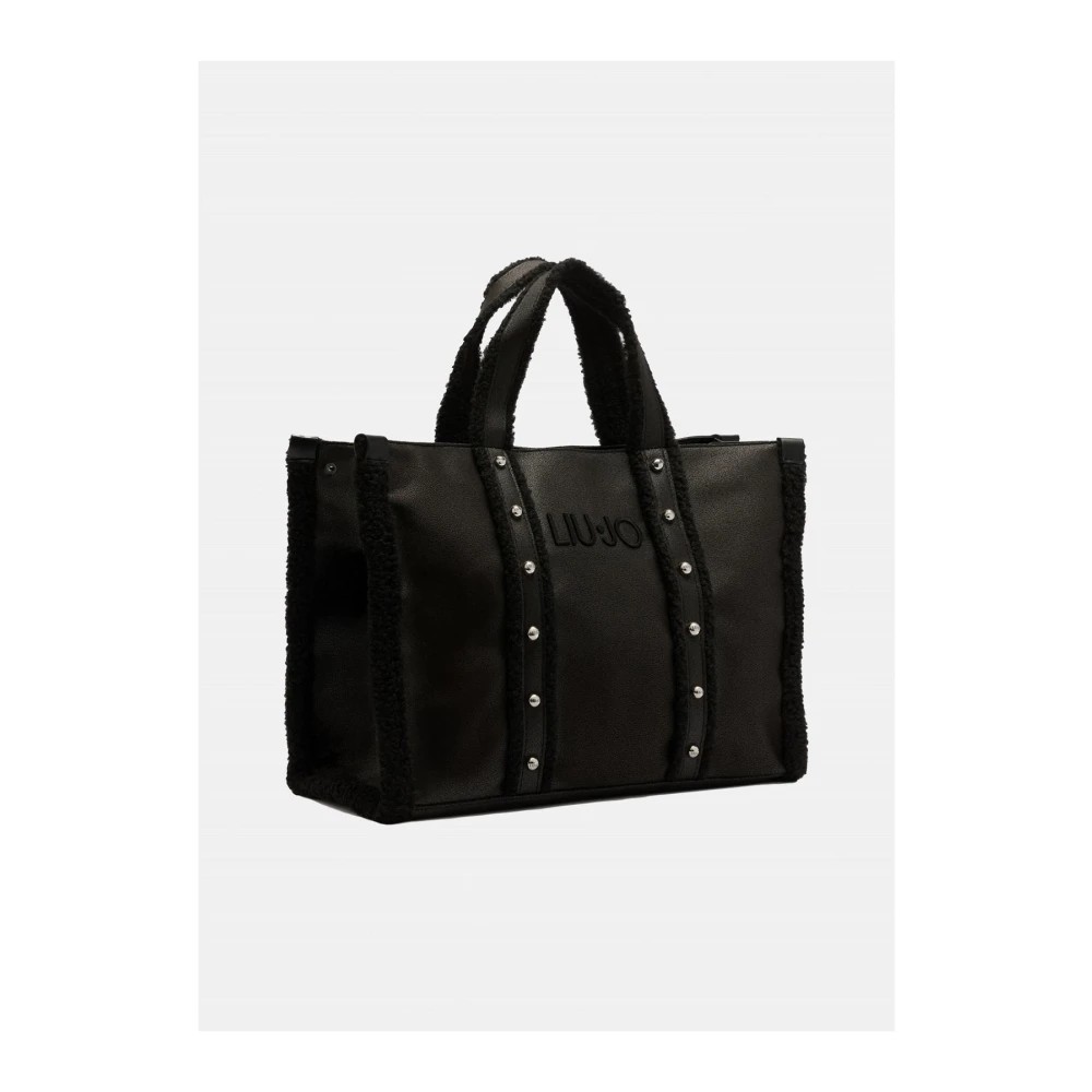 Liu Jo, Handbags, Female, Black, ONE SIZE, Stylish Handbag Shopper Selca thumbnail