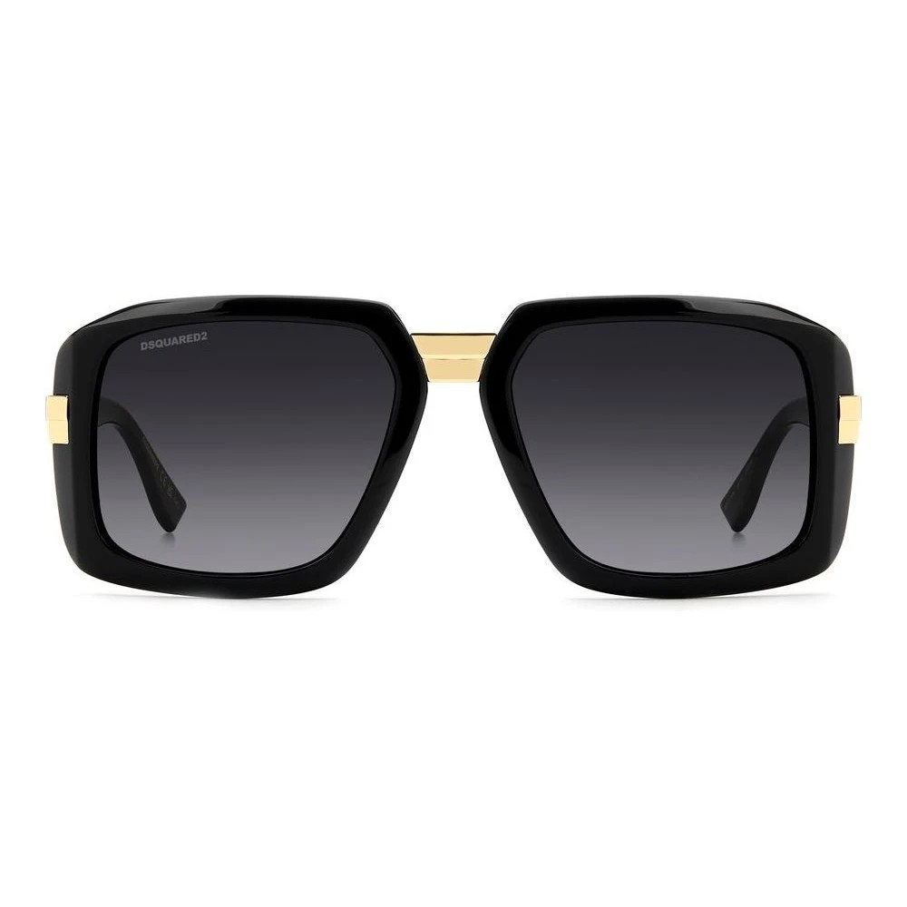 Dsquared2, Sunglasses, Male, Black, 57 MM, Square Sunglasses thumbnail