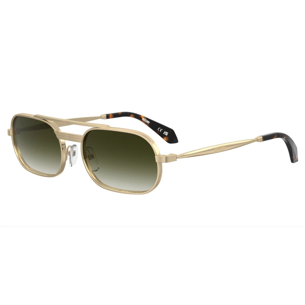 Moschino, Sunglasses, Female, Yellow, 55 MM, Rose Gold Green Shaded Sunglasses