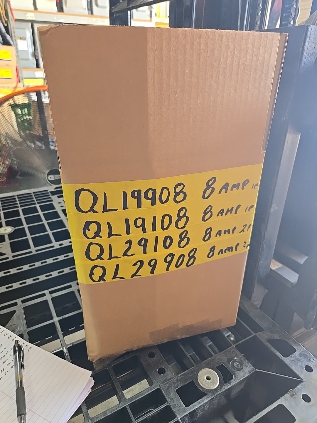 1) CBI Box of 6 QL29908 2 POLE 8 AMP Circuit Breaker thumbnail