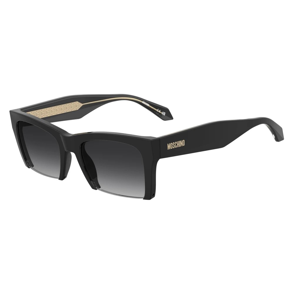 Moschino, Sunglasses, Female, Black, 53 MM, Black Shaded Sunglasses Mos196/S