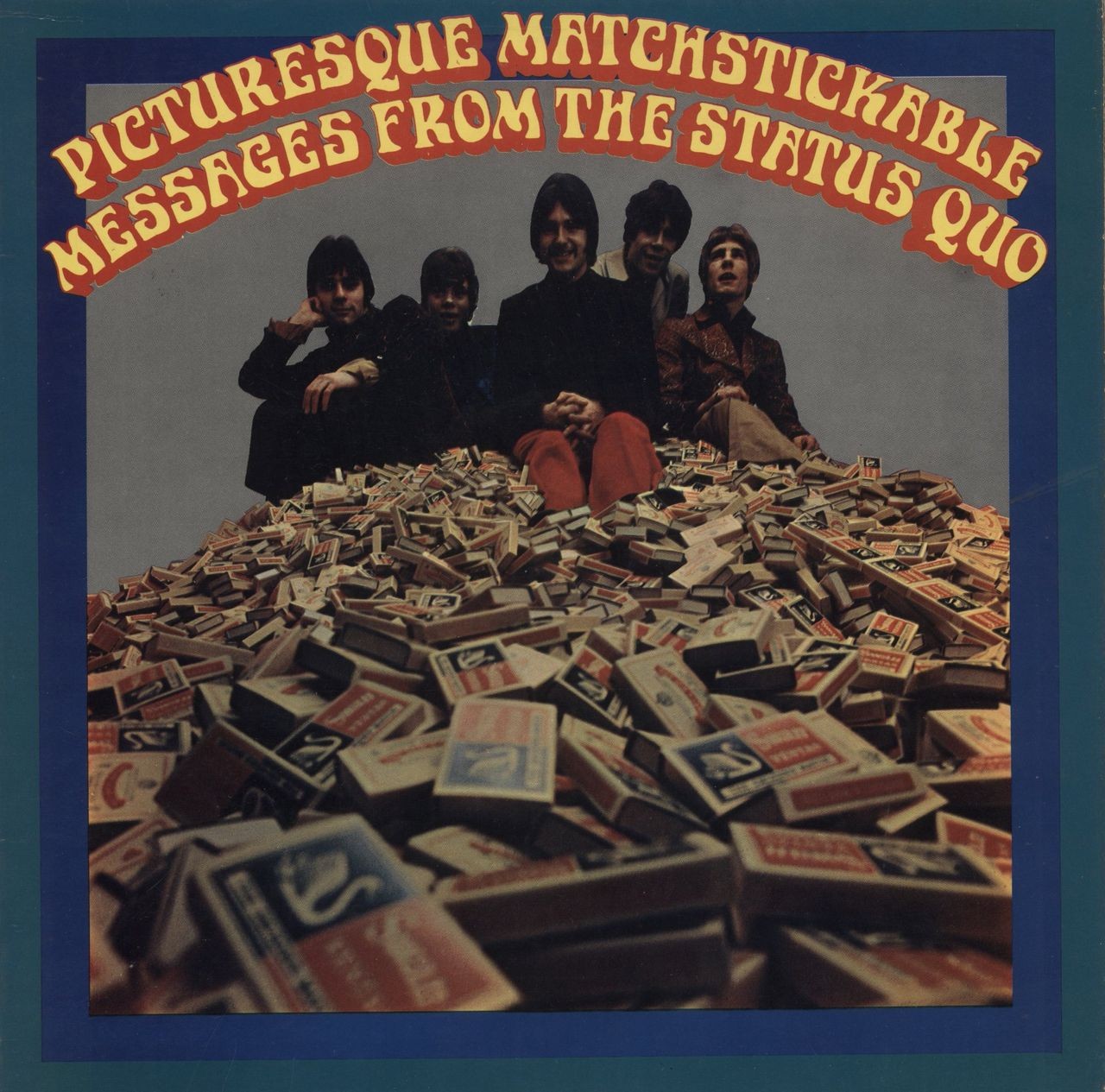 Status Quo Picturesque Matchstickable Messages from Status Quo UK Vinyl LP Album Record NPL.18220 Pye 1968