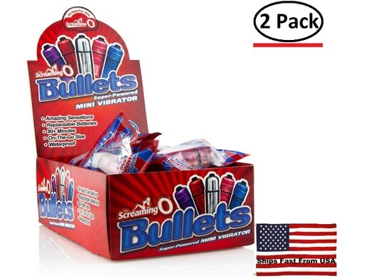 ( 2 Pack ) Screaming O Bullets - 20 Piece Pop Box Display - Assorted Colors