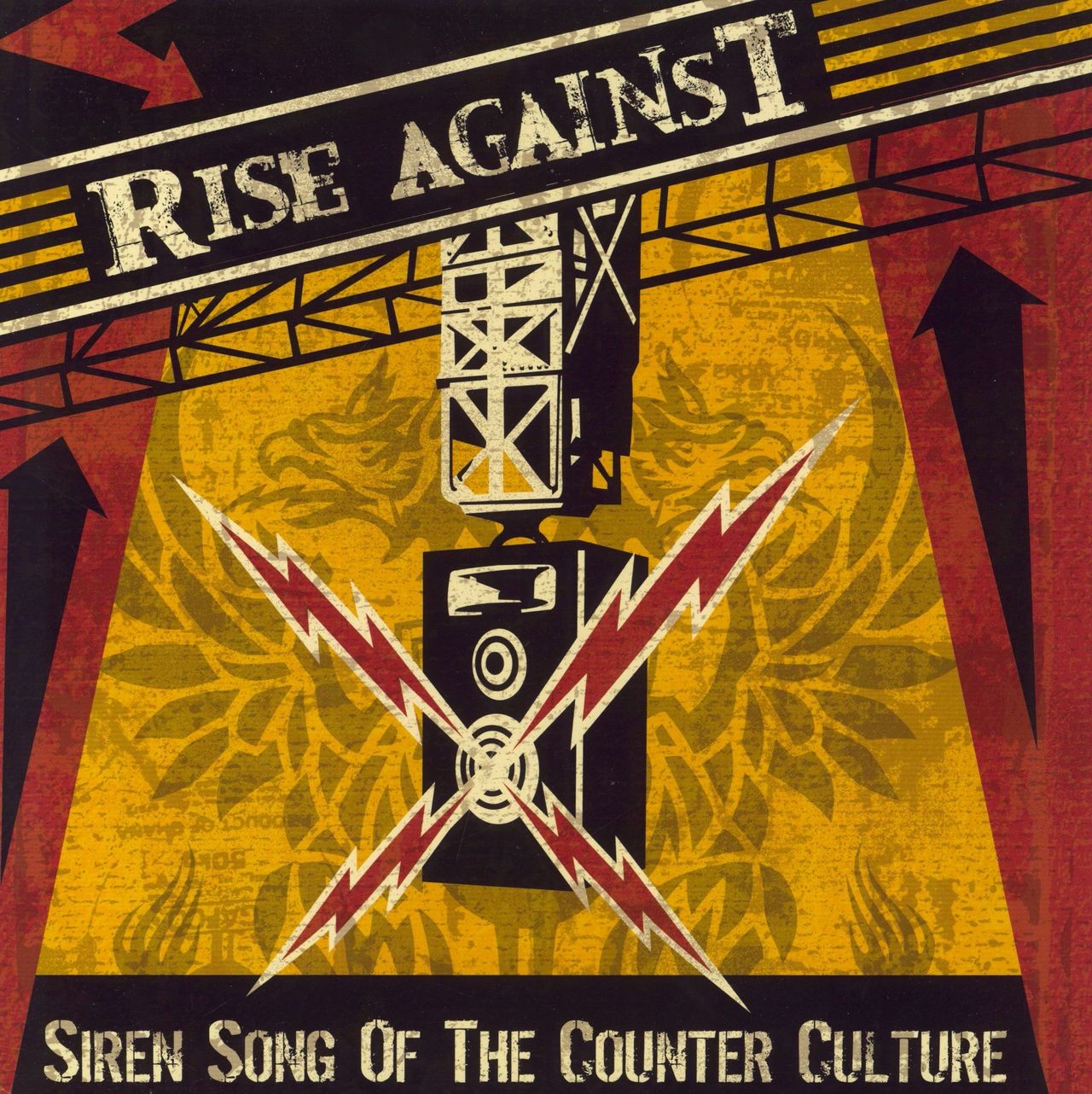 Rise Against Siren Song of the Counter Culture - Red and Yellow SwirlVinyl US Vinyl LP