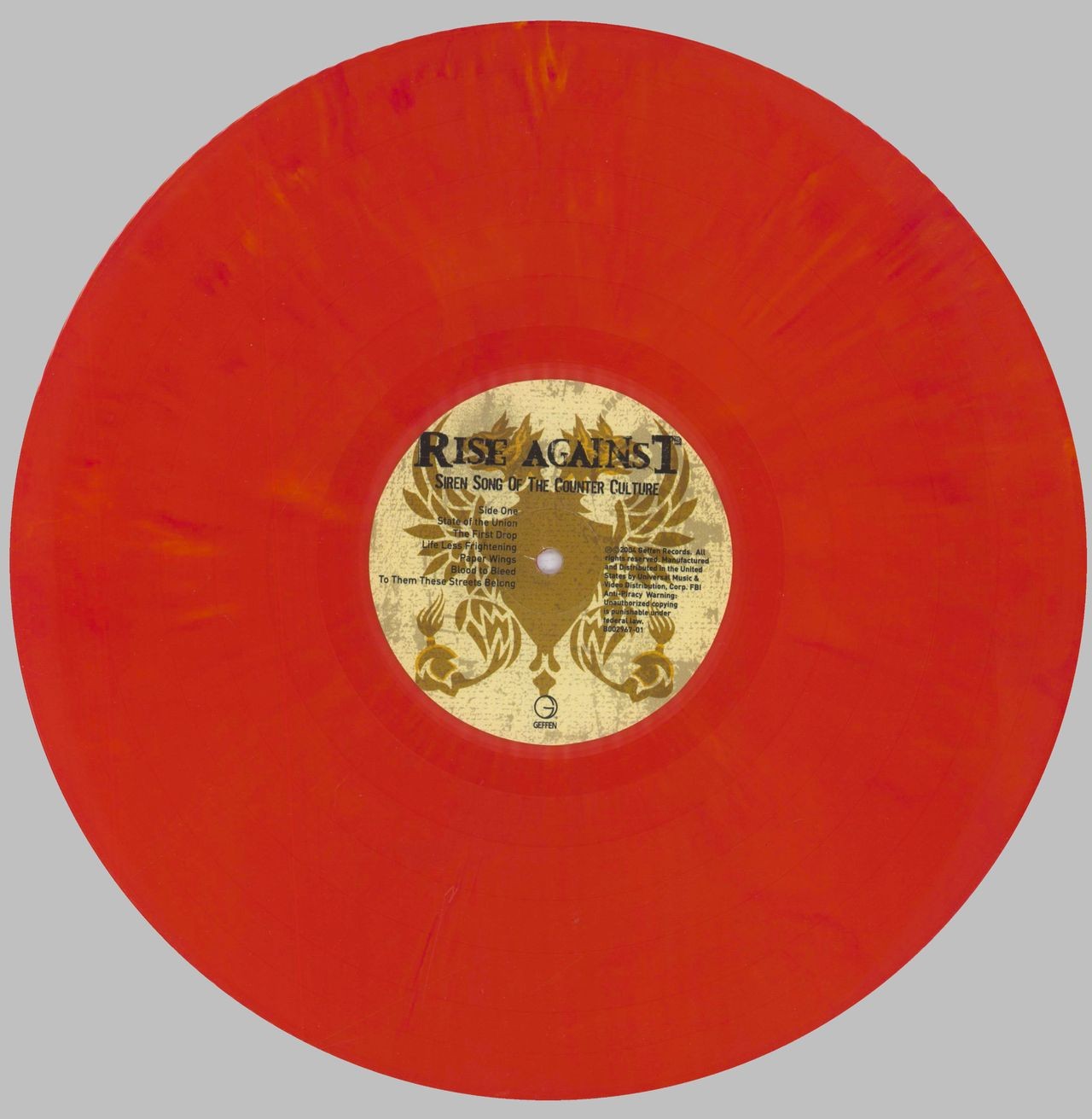 Rise Against Siren Song of the Counter Culture - Red and Yellow SwirlVinyl US Vinyl LP thumbnail