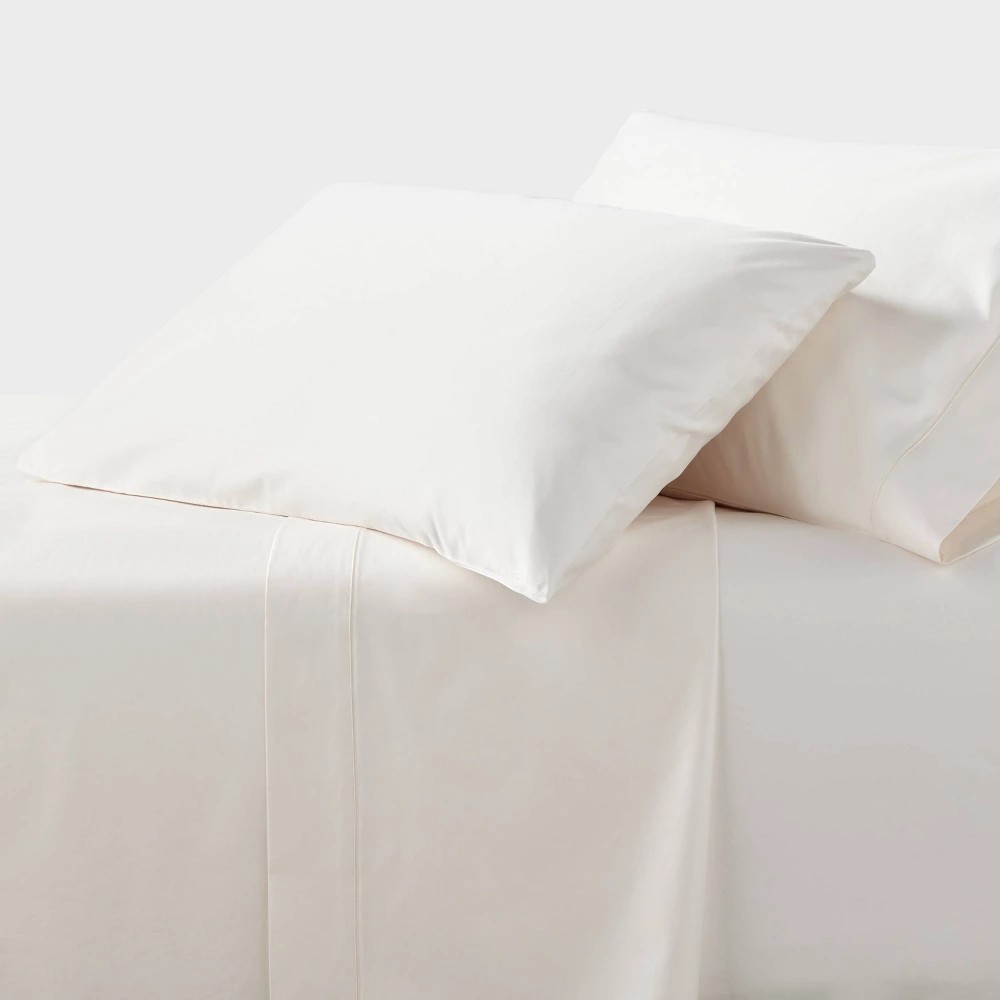 King 800 Thread Count 4pc Hotel Collection Sheet Set Single Baratta Ivory - Threshold™