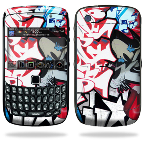 Skin Decal Wrap Compatible with Blackberry Curve 8500 8520 8530 Graffiti Mash up