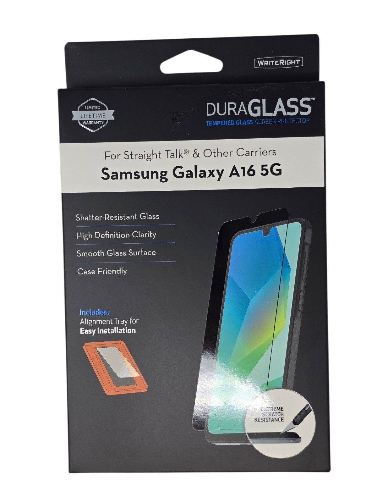 Photo 1 of DuraGlass 100137300 Tempered Glass Screen Protector Samsung Galaxy A16 5G NEW
