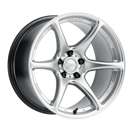 Kansei K11S Tandem 17x9.5in / 5x120 BP / 12mm Offset / 72.56mm Bore - Hyper Silver Wheel