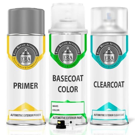ERA Paints 734/9734 - Hightechsilber Magno Metallic for MERCEDES Exact Match Touch up Paint Spray - Premium Kit
