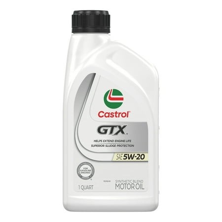 Castrol GTX 5W-20 Synthetic Blend Motor Oil  1 Quart