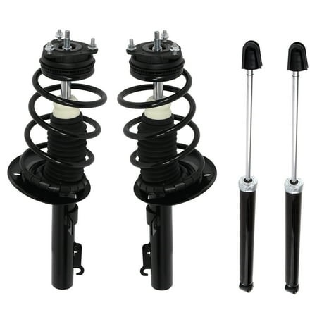 SCITOO Front Complete Struts Spring Assembly Rear Shocks Struts Fits 2008-2011 for Ford Focus Quick Struts 272257 5796 - Set of 4