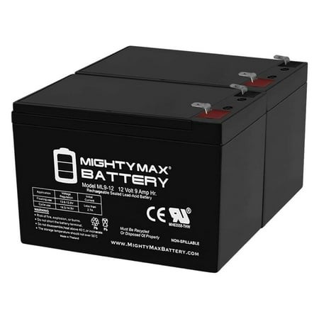 Gexandy 12V 9Ah SLA Replacement Battery for CyberPower 1500 AVR - 2 Pack
