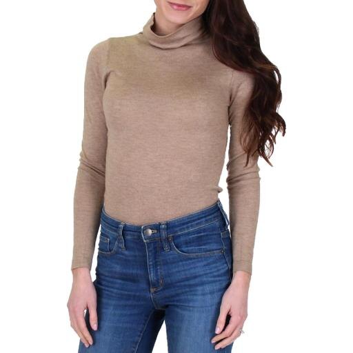 Juicy Couture Black Label Womens Turtleneck Sweater Knit Charm
