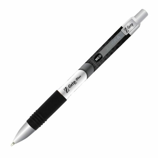 Zebra Z-Grip Plus Retractable Ballpoint Pens, Medium Point, 1.0 Mm, Assorted B