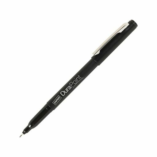 Staples DuraPoint Felt Pens Extra Fine Point Black Ink 5/Pack (20198) 893575