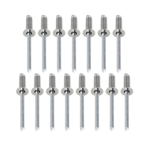 15pcs 4.8mm X 13mm 304 Stainless Steel Blind Pop Rivets Hand Tools for Car