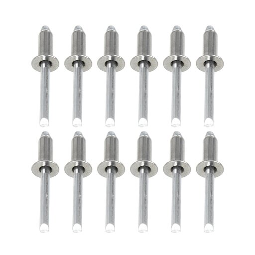 12pcs 6.4mm X 16mm 304 Stainless Steel Blind Pop Rivets Hand Tools for Car