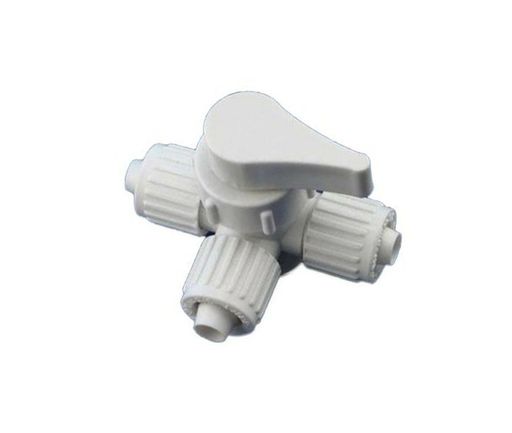 Flair-It 16910 Plastic 3 Way Valve, 0.5