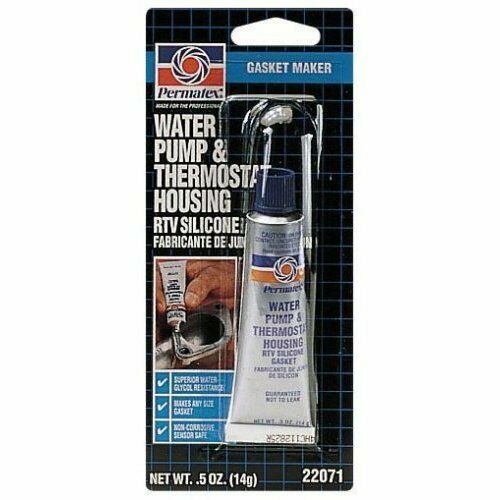 Permatex 22071 Water Pump and Thermostat RTV Silicone Gasket, 0.5 Oz