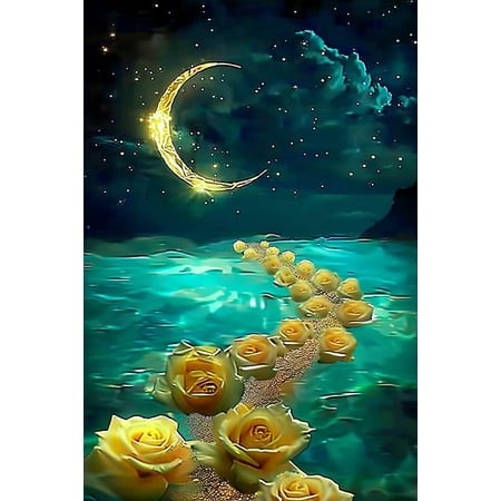 300 Piece Path of Flowers on the Water Wooden Jigsaw Puzzle for Adults - Letters on Back  Perfect Interlocking & Clear Printing  Educational Puzzle fo