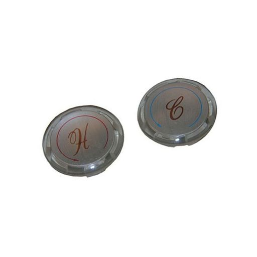 LASCO 0-6051 New Style Hot and Cold Buttons for Delta