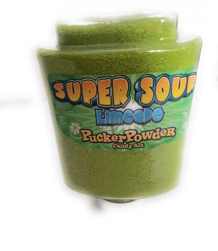 Super Sour Limeade Pucker Powder Candy Art