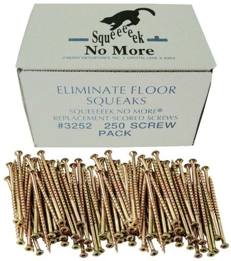 OBerry 3252 Squeeeeek No More Floor Screws 250 per Package (Original Version)
