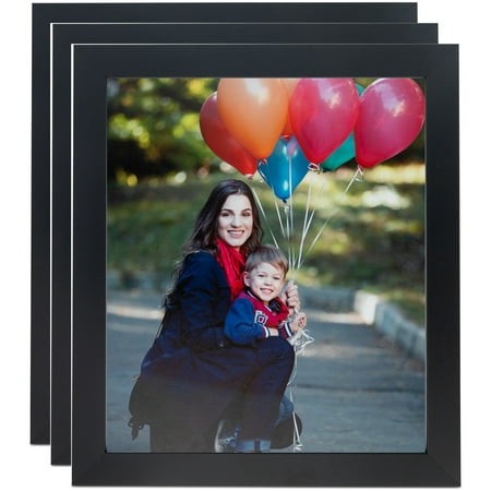 ArtToFrames 9  X 39  Black Picture Frame  9x39 Inch Black MDF Poster Frame (WOM-3943)  3 Pack