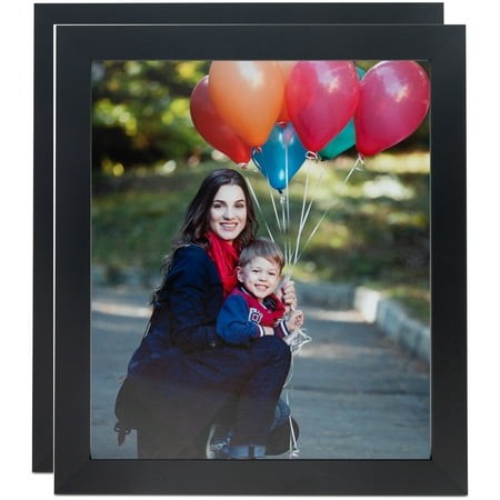 ArtToFrames 27  X 37  Black Picture Frame  27x37 Inch Black MDF Poster Frame (WOM-3943)  2 Pack