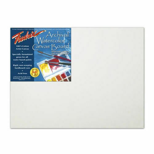 Tara/fredrix 3443 Pro Series Archival Watercolor Canvas Boards 12x16