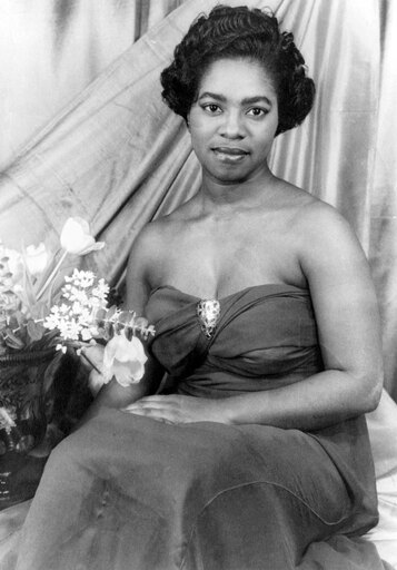 Martha Flowers (C1920- ) Namerican Opera Singer Photographed by Carl Van Vechten 1953 Stretched Canvas - (18 X 24)