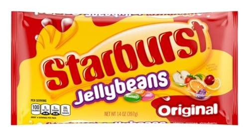 Starburst Jelly Beans 4-Pack – Sweet Fruit Candy Bulk Pack for Easter Baskets, Egg Hunts, Spring Party Favors – Classic Assorted Jelly Bean Flavor thumbnail