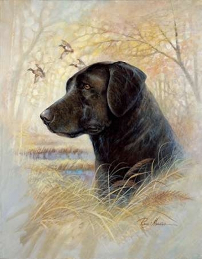 Devoted Friend Poster Print by Ruane Manning (22 X 28)