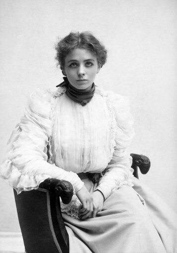Maude Adams (1872-1953) Namerican Actress Cabinet Photograph by Napoleon Sarony Stretched Canvas - (18 X 24)