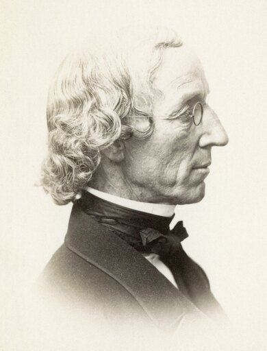 Jeffries Wyman (1814-1874) Namerican Naturalist Anatomist and Harvard Professor Photograph C1866 Stretched Canvas - (24 X 36)