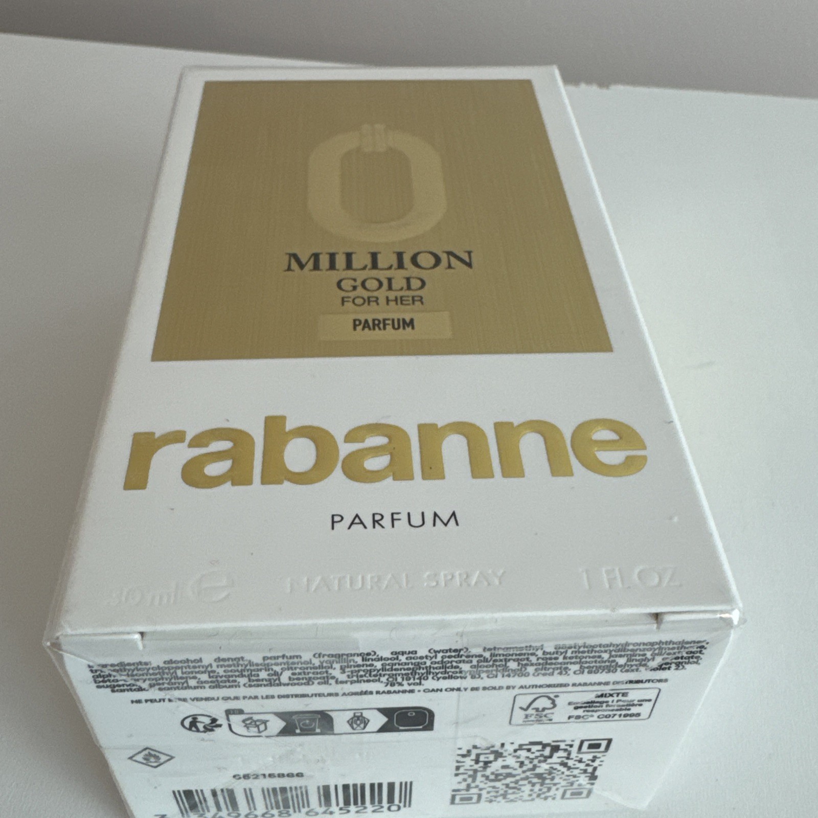 Rabanne Million Gold for Her Le Parfum Refillable Perfume for Women 30 Ml thumbnail