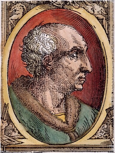 Lorenzo Ghiberti (1378-1455) Nflorentine Sculptor Woodcut by Giorgio Vasari from His Biographies of Italian Artists 1550Nfrom His Biographies of Nital