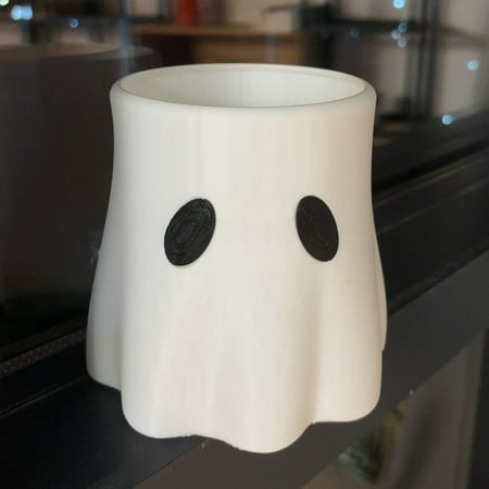 Ufeghfjh Ghost Bucket Decor Ghost Planter 2026 Cutest Ghost Bucket Ghost Vase Fern Display Stand Decor for Indoor Outdoor Home Decor