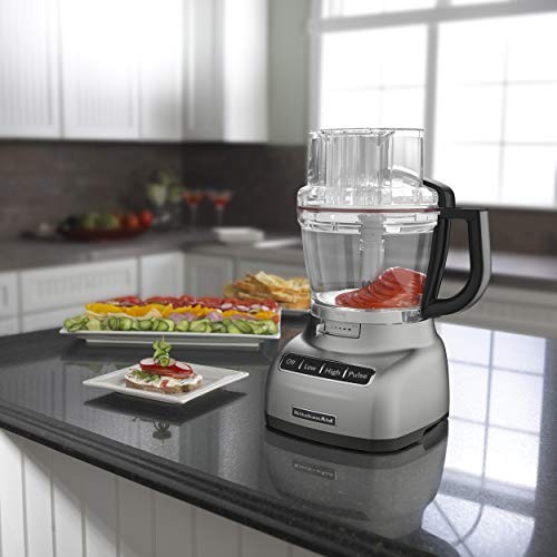KitchenAid KFP1133CU 11-Cup Food Processor with ExactSlice System - Contour Silver thumbnail