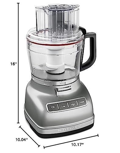 KitchenAid KFP1133CU 11-Cup Food Processor with ExactSlice System - Contour Silver thumbnail