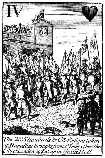 John Churchill (1650-1722) N1St Duke of Marlborough English Military Commander Standards and Ensigns Captured by MarlboroughS Forces at the Battle of