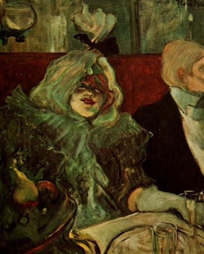 Private Room at Le Rat Mort 1899 Lautrec 1953 Stretched Canvas - Henri De Toulouse-Lautrec (24 X 36)